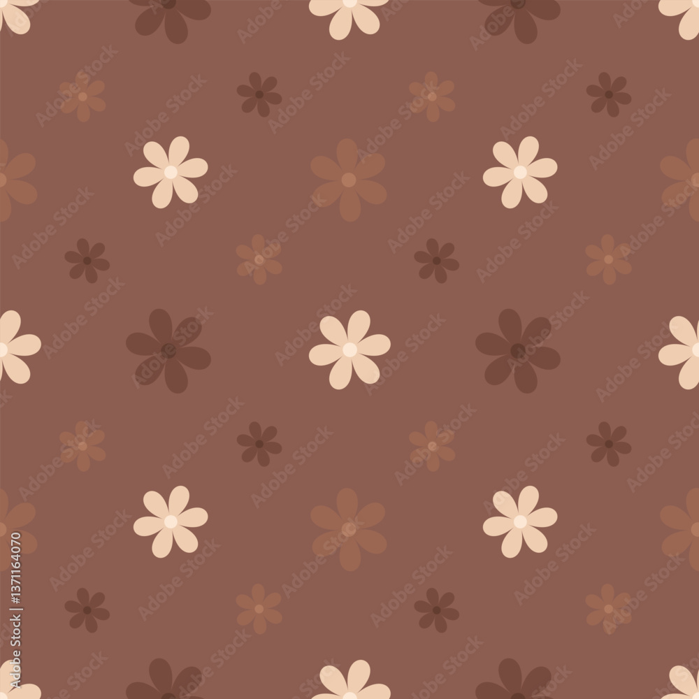 Vector seamless pattern with floral ornament. Vector seamless pattern with floral ornament .Vintage seamless floral pattern. Small flowers scattered over a dark background. Stock vector for printing Vector seamless pattern with floral ornament. Vector seamless pattern with floral ornament .Vintage seamless floral pattern. Small flowers scattered over a dark background. Stock vector for printing