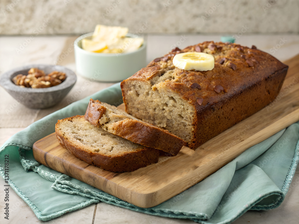 Homemade Banana Bread with Walnuts and Butter – Classic Comfort Baking Homemade Banana Bread with Walnuts and Butter – Classic Comfort Baking