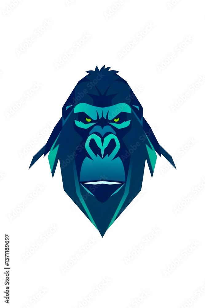 Obraz premium Intense Glow Primate Logo