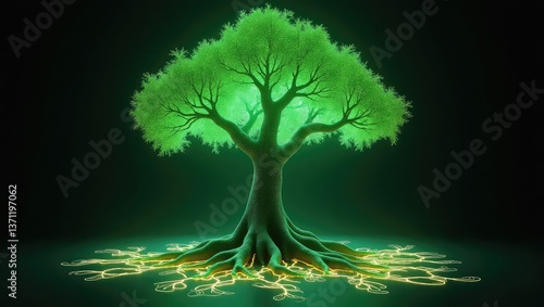 Glowing Green: A Celebration of Plant Health and Vitality