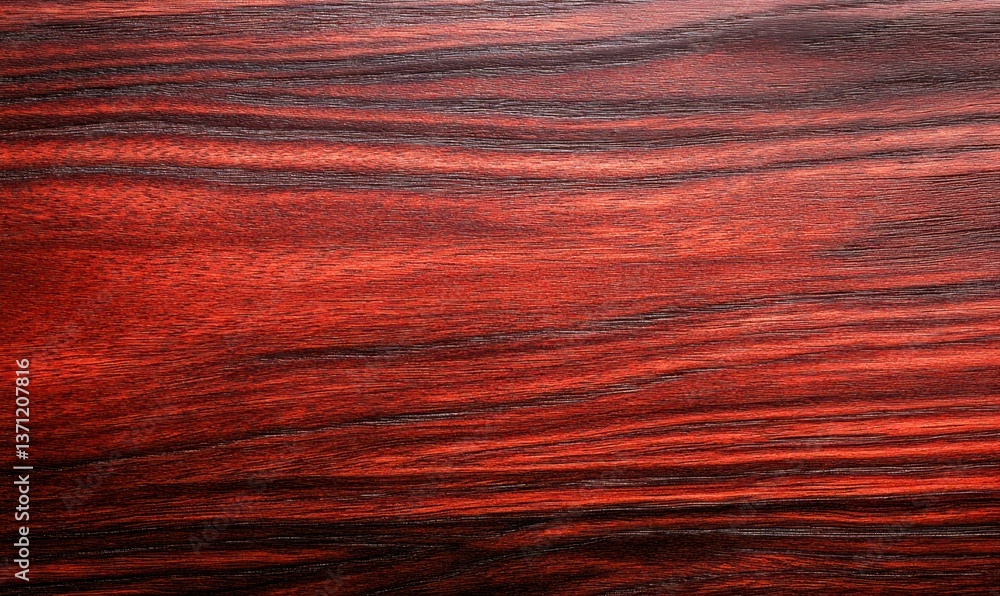 An appealing close-up captures the intricate grain and reddish-brown hues of a polished rosewood plank.