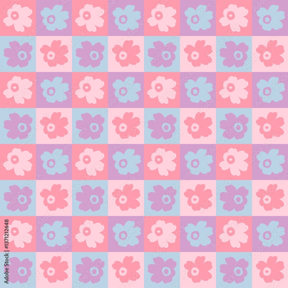 seamless cute abstract floral pattern seamless cute abstract floral pattern
