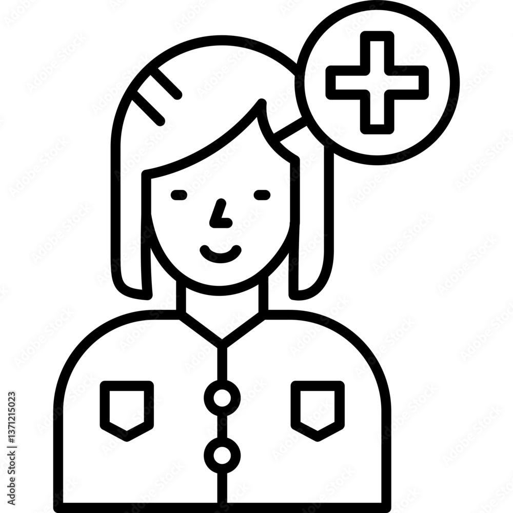 Nurse Practitioner Icon Nurse Practitioner Icon
