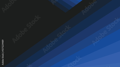 Abstract elegant dark blue gradient background for business digital technology simple shape design wallpaper ESP 10