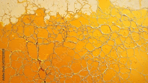 Frozen big bang moment in amber material macro photography abstract environment gigapixel detail