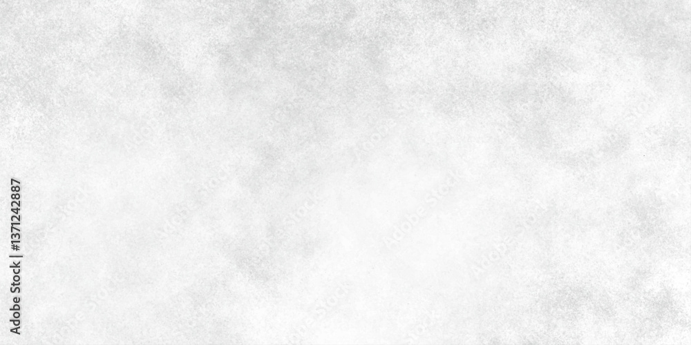 Naklejka premium Abstract grainy Light grey Grunge Cloudy smoke Background Texture. Grunge Overhead view of dense smoke clouds. Light grey Textured surface of colored plastic background. Professional Stock Photo.