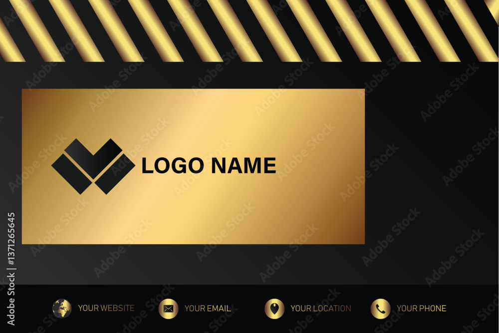 Elegant Gold and Black Business Card Design (9) Elegant Gold and Black Business Card Design (9)