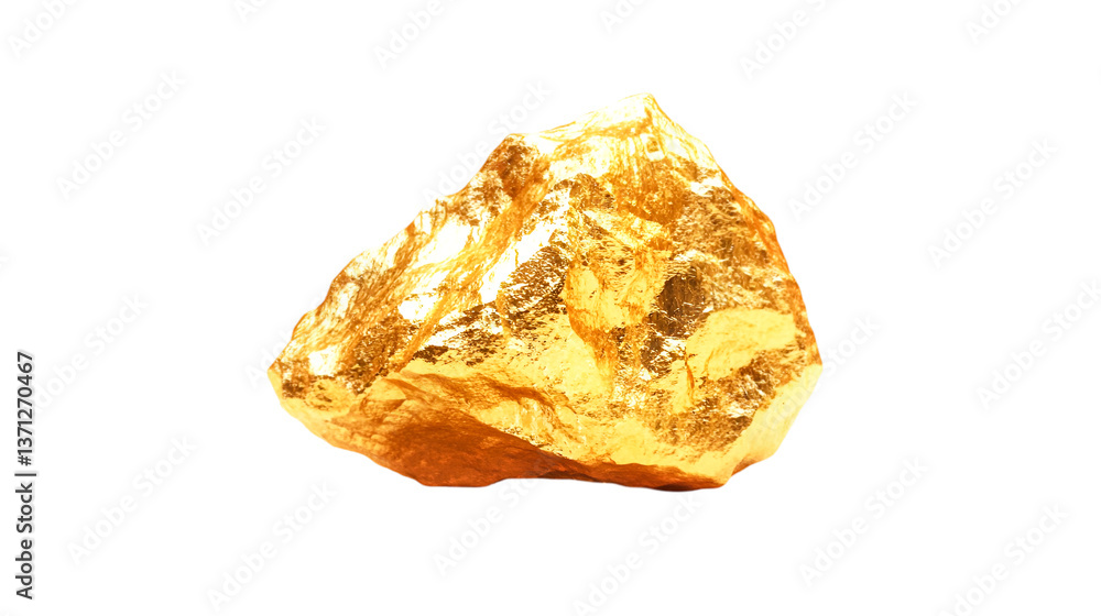 Luminous Gold Nugget Precious Metal Fortune Wealth Luminous Gold Nugget Precious Metal Fortune Wealth