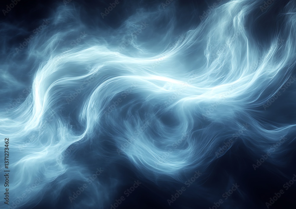 Abstract Flowing Blue Energy Abstract Flowing Blue Energy