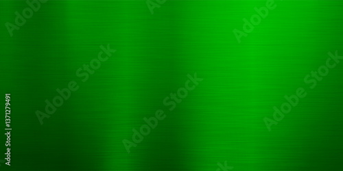 Green metallic gradient with scratches. Foil surface texture effect. Vector illustration