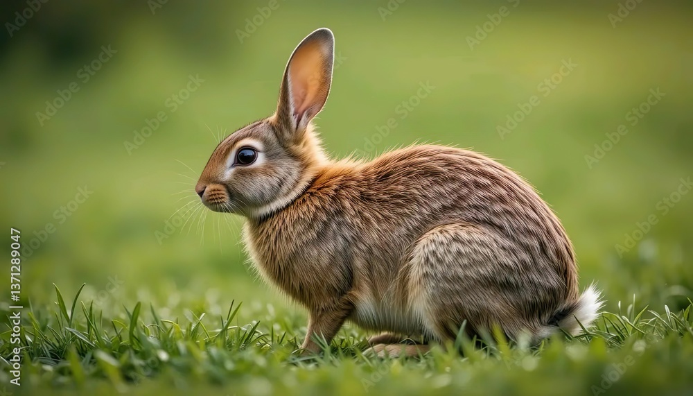 Bunny rabbit on the grass Bunny rabbit on the grass