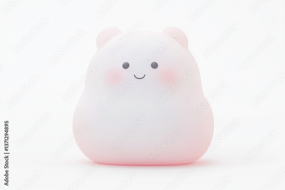Cute, soft, pink, plush toy Cute, soft, pink, plush toy