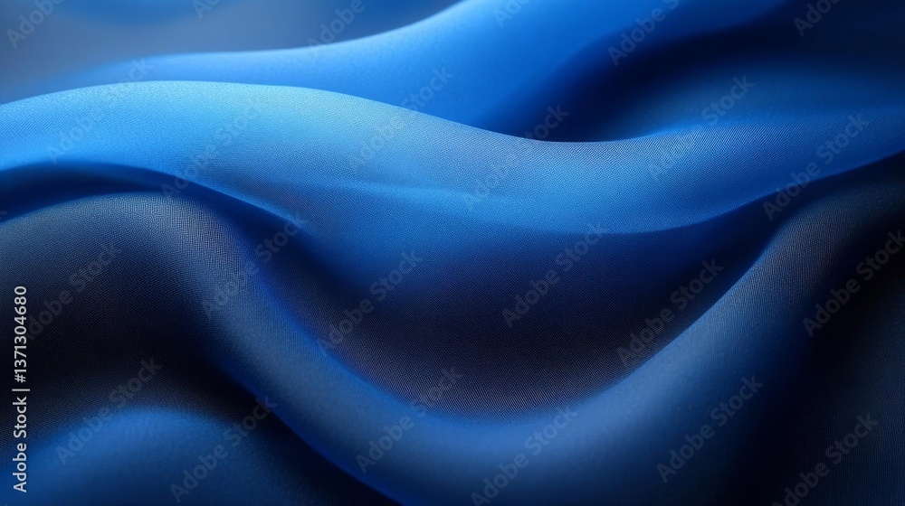 Fototapeta premium Blue Fabric Texture Background Illustration