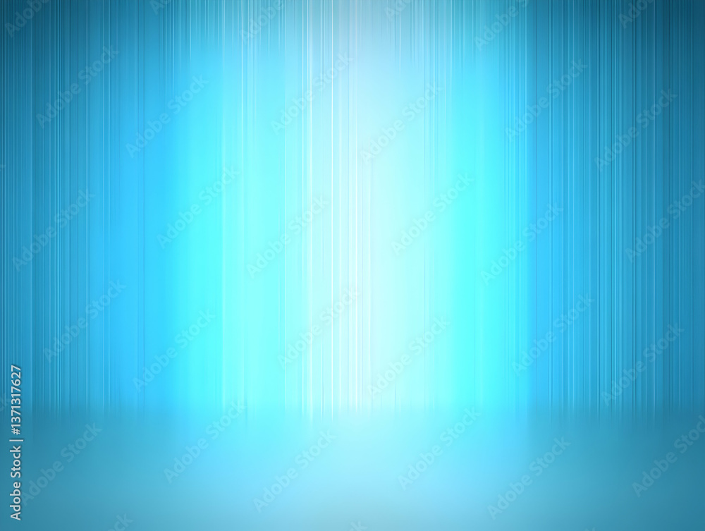 Abstract Blue Background With Vertical Lines and Light Effect Illustration Abstract Blue Background With Vertical Lines and Light Effect Illustration