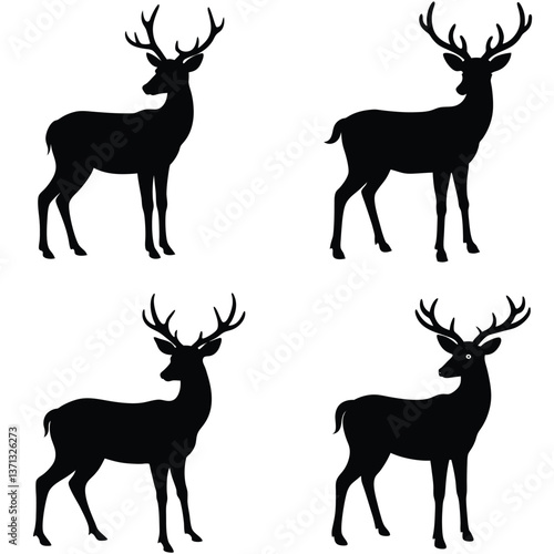 Deer Silhouette Collection