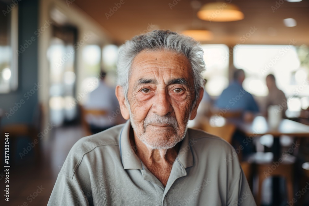 Portrait of a Hispanic elderly man in nursing home Portrait of a Hispanic elderly man in nursing home
