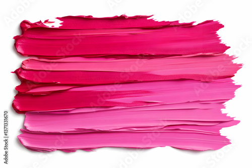 Wallpaper Mural Lipstick Swatches in Pink and Red Hues Abstract Makeup Texture on White Torontodigital.ca