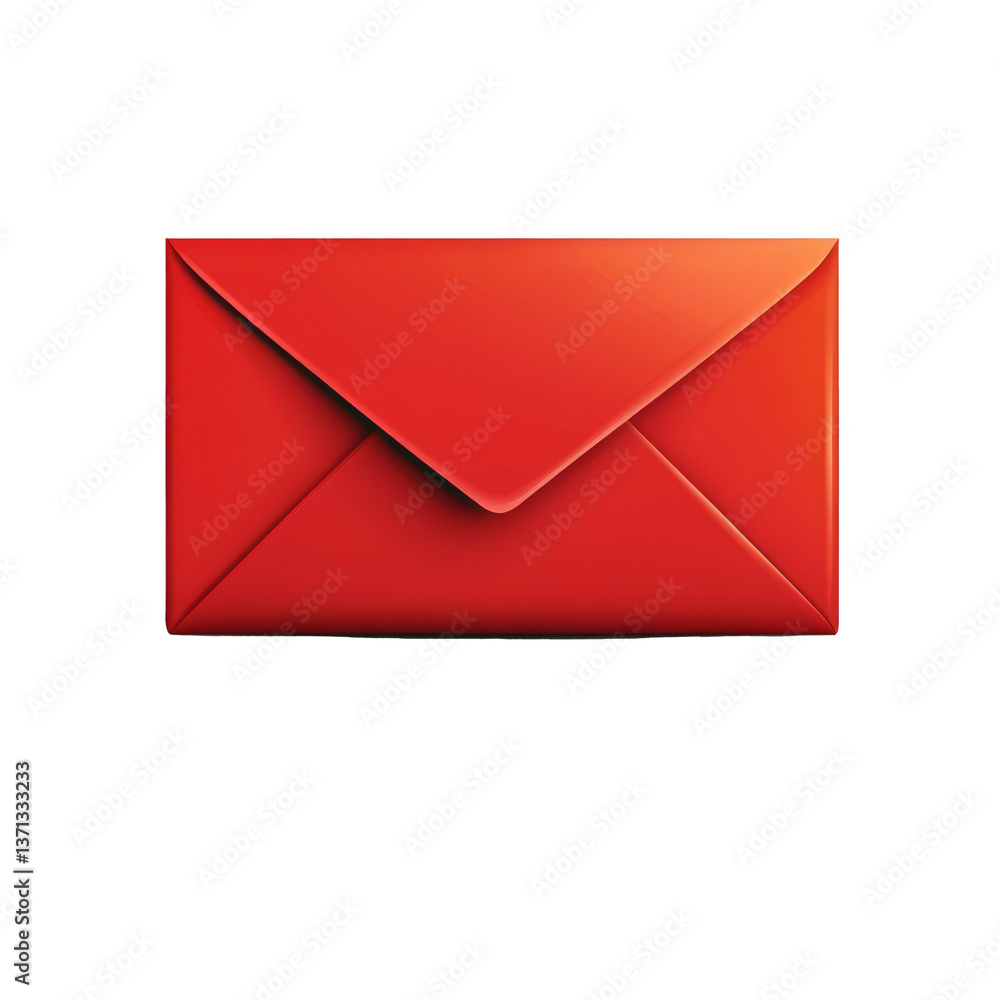 red envelope isolated on white background. red envelope isolated on white background.