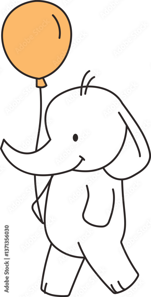 Elephant with Balloon Elephant with Balloon
