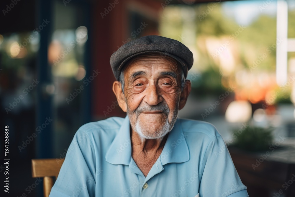 Portrait of a Hispanic elderly man in nursing home Portrait of a Hispanic elderly man in nursing home