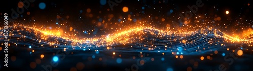 Abstract Wave of Light