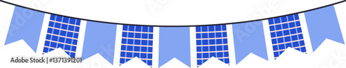 Geometric Flag Garland