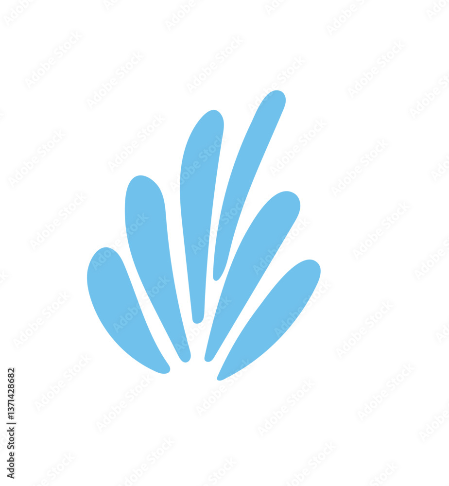 Obraz premium vector illustration of a flourish splash