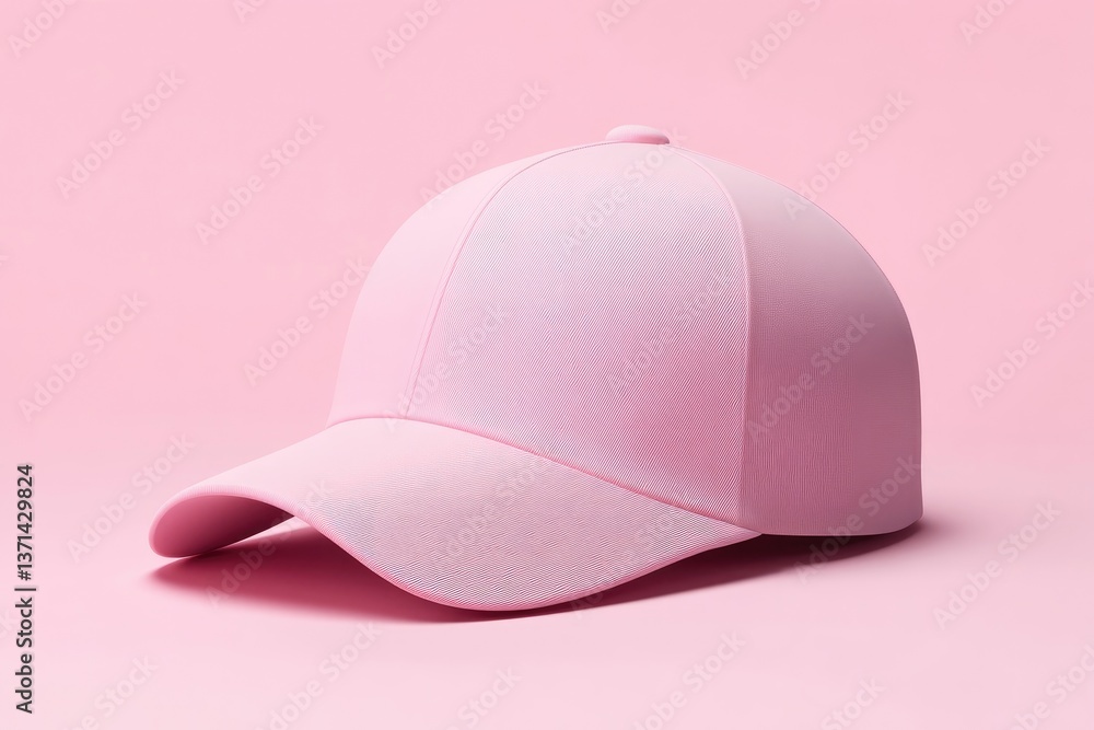Fototapeta premium Soft pink baseball cap