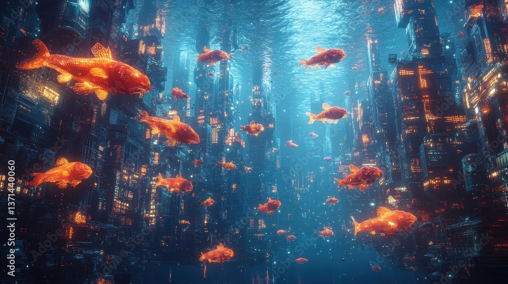 Underwater City Fishscape Underwater City Fishscape
