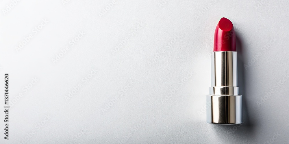 Close-Up Macro of a Natural Organic Lipstick Tube on White Background for Urban Exploration Photography Close-Up Macro of a Natural Organic Lipstick Tube on White Background for Urban Exploration Photography