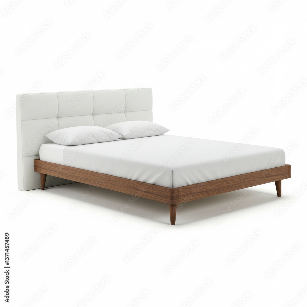 bed isolated on white bed isolated on white