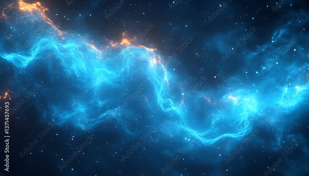 Cosmic Nebula Stream, Space