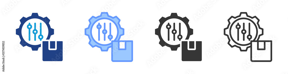 Product Customization icon set multiple style collection Product Customization icon set multiple style collection