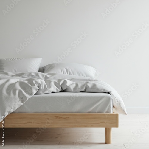 bed isolated on white
