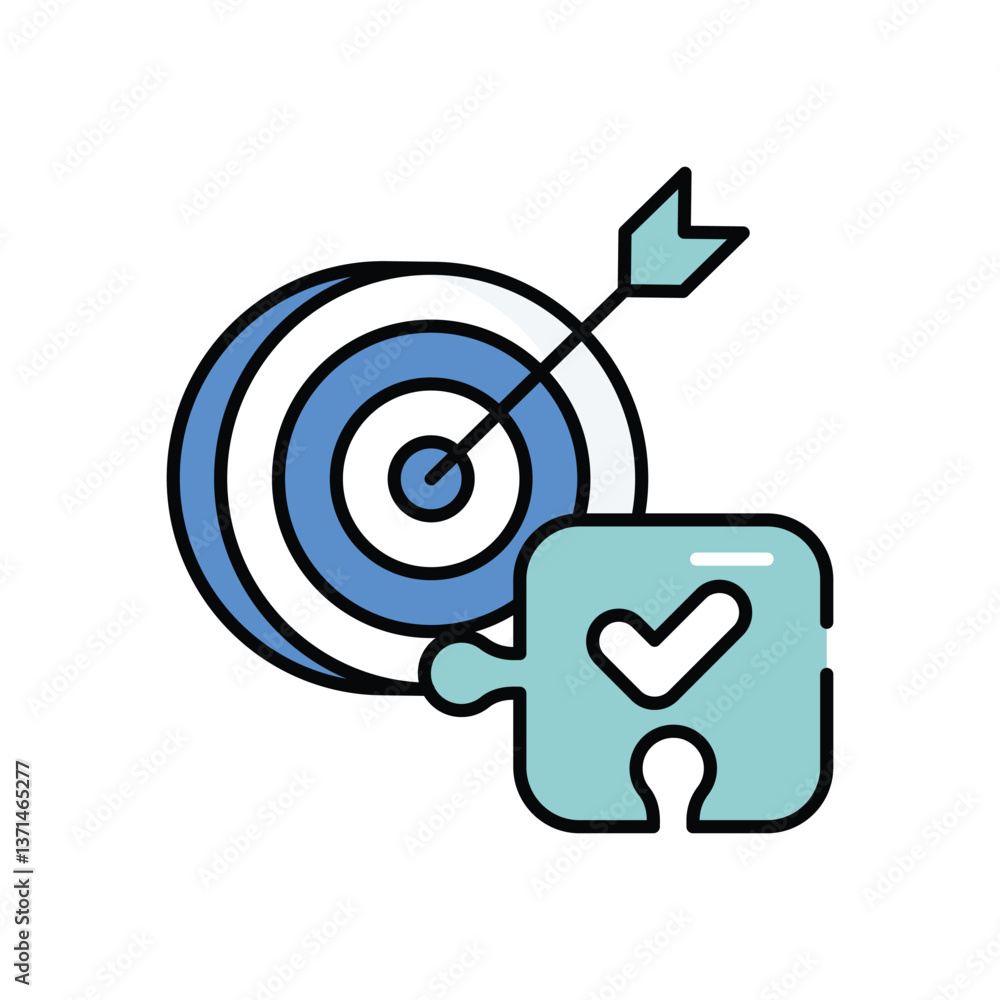 Solution vector icon stock illustration Solution vector icon stock illustration