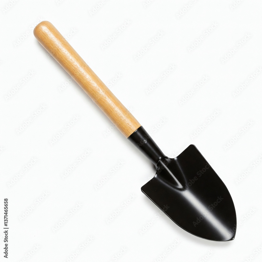 Garden trowel isolated on a white background front view Garden trowel isolated on a white background front view