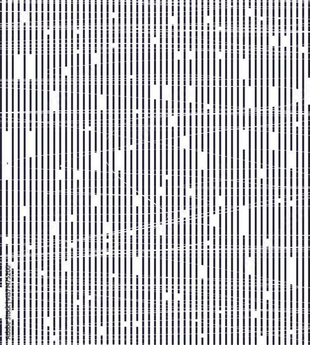 Dense striped texture with vertical direction, scratches and cut holes.