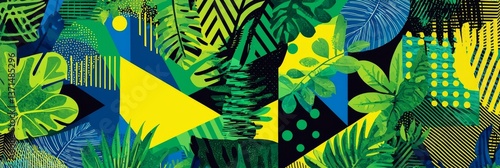 Bold colors and stylized visuals create a lively atmosphere.