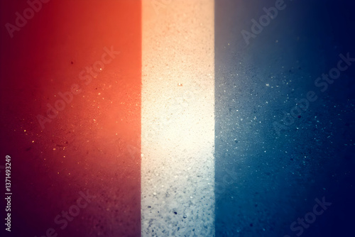 Abstract Spray Painted Stripes in Red White and Blue Background Illustration