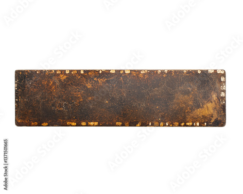 Wallpaper Mural Rectangular weathered and damaged film strip with scratches Torontodigital.ca