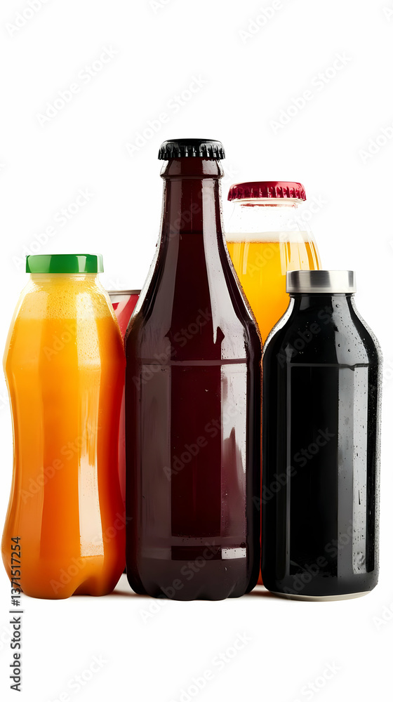 Photo of Various Bottles and Drinks in Dark and Transparent Glass Photo of Various Bottles and Drinks in Dark and Transparent Glass