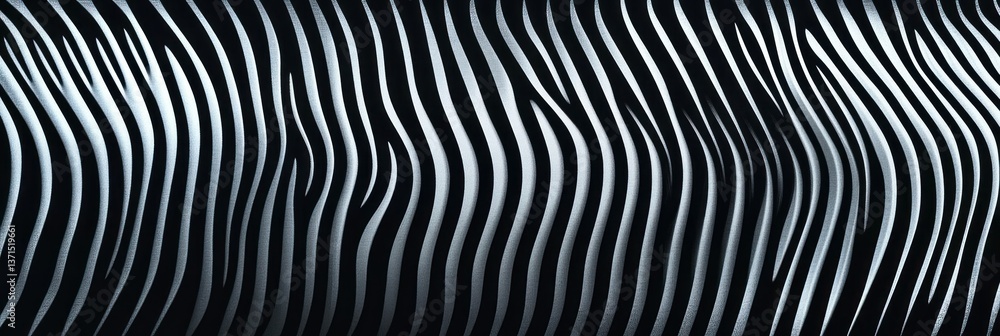 Abstract monochrome undulating vertical stripe pattern with dynamic visual rhythm Abstract monochrome undulating vertical stripe pattern with dynamic visual rhythm