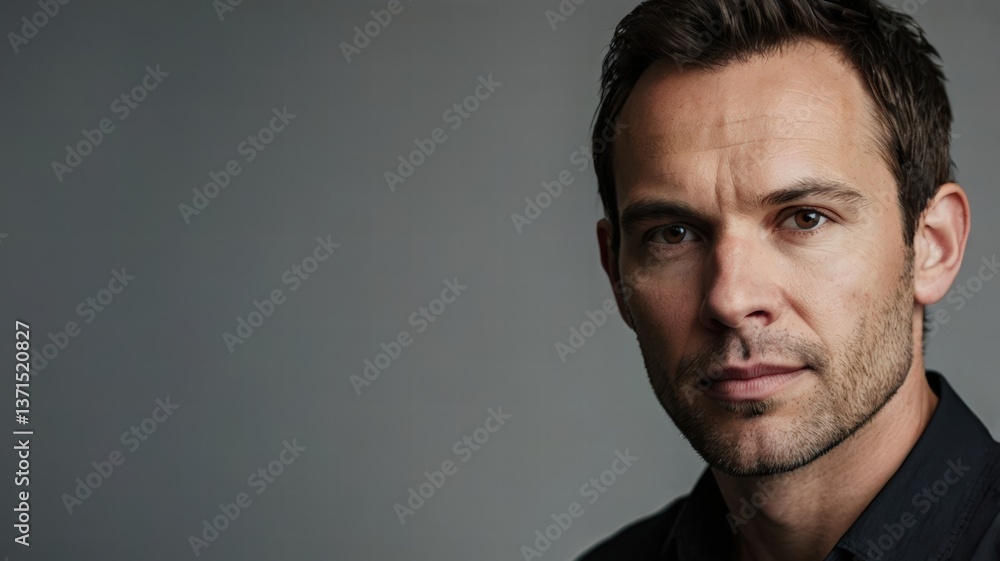 Obraz premium Serious Man Portrait,Headshot,Corporate,Businessman