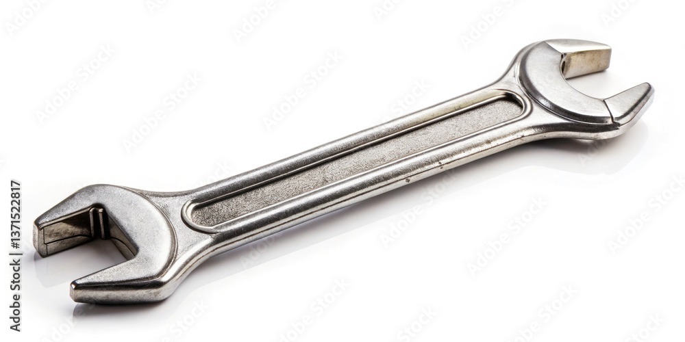 Silhouette Wrench Spanner Tools Closeup White Background Stock Photo Silhouette Wrench Spanner Tools Closeup White Background Stock Photo