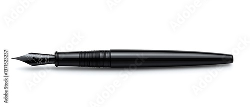 Wallpaper Mural Black Fountain Pen on White Background Torontodigital.ca