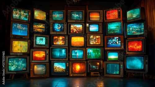 Vintage Televisions: A Retro Media Installation
