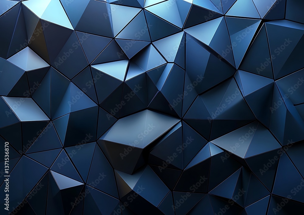 Abstract Polygonal Background Design Abstract Polygonal Background Design