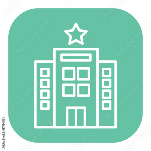 1 Star Hotel Icon