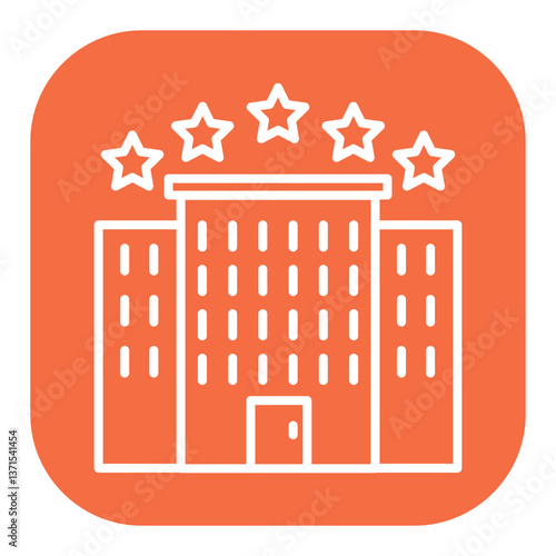 5 Star Hotel Icon