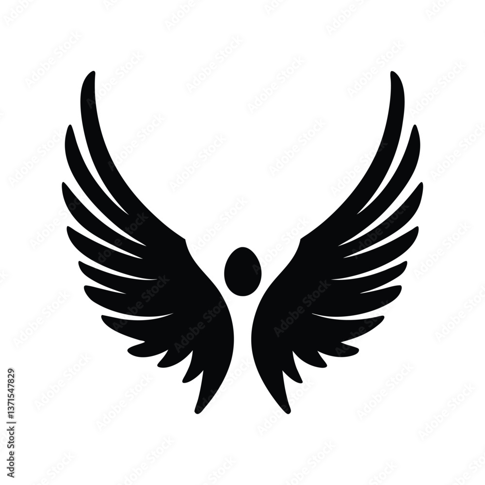 Fototapeta premium eagle with wings